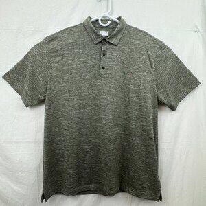 Greg Norman Play Dry Golf Polo Shirt Unisex 2XL Heathered Green